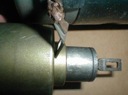 Solenoid plunger with lever opening